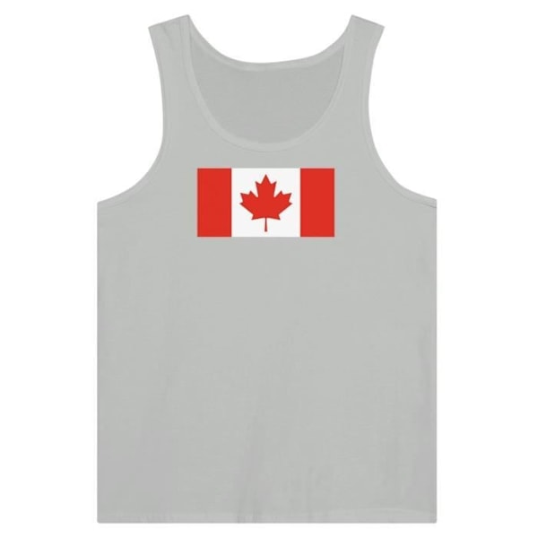 Canada Flag Tank Top i Grå Grå XL