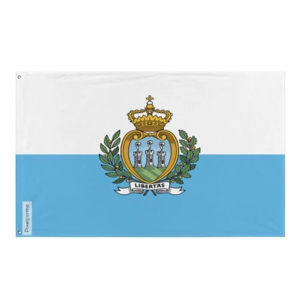 San Marino flagga 96x144cm i polyester