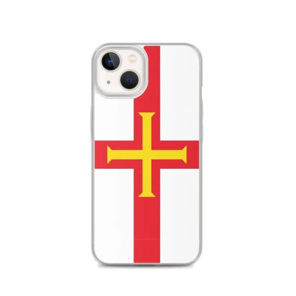 Coque - PIXELFORMA - iPhone 13 - Guernsey Flagga - Helt skydd - Mjukt silikon Guernseys flagga