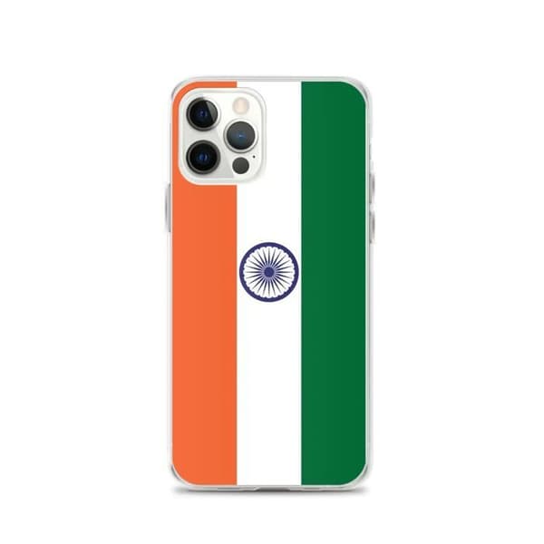 Indiskt flaggsmönster telefonfodral - iPhone 12 Pro Flerfärgad