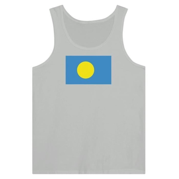 Palau Flag Tank Top harmaa Grå jag