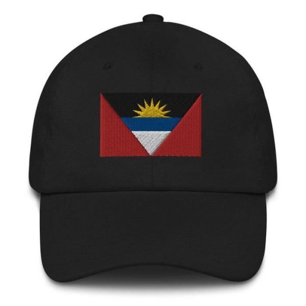 Antigua och Barbudas flagga Keps Svart