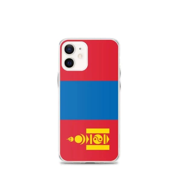 Mobilskal med Mongoliets flagga - iPhone 12 mini Flerfärgad