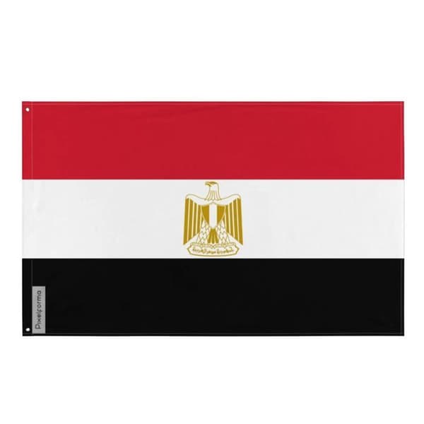 Flag Egypt 60 x 90 cm Flerfärgad