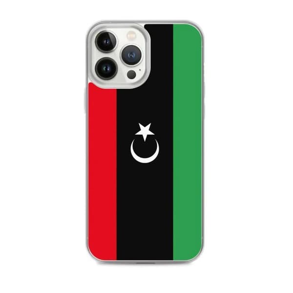 Libyan Flag Phone Case - iPhone 13 Pro Max Flerfärgad