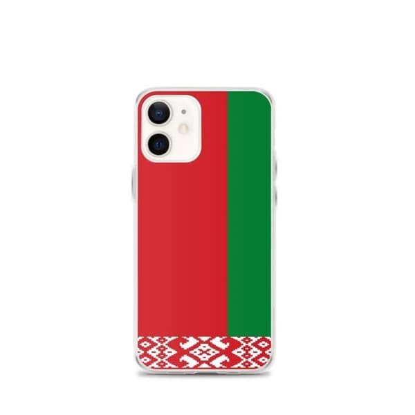 Belarusian Flag Phone Case - iPhone 12 mini Flerfärgad