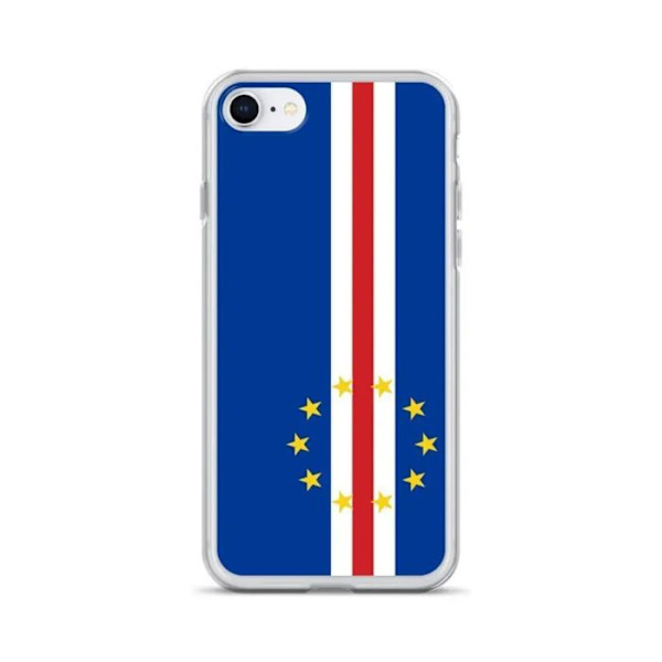 Coque til iPhone - PIXELFORMA - iPhone 6 - Cabo Verde flag - Blød silicone - Let design Grön