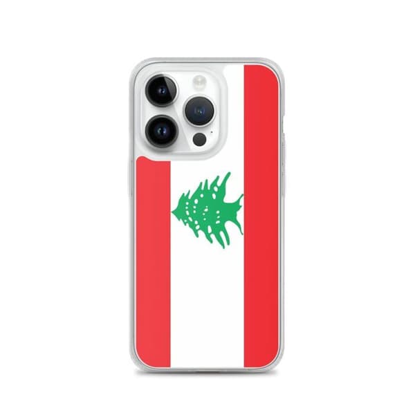 Mobilskal Libanons Flagga - iPhone 14 Pro Flerfärgad