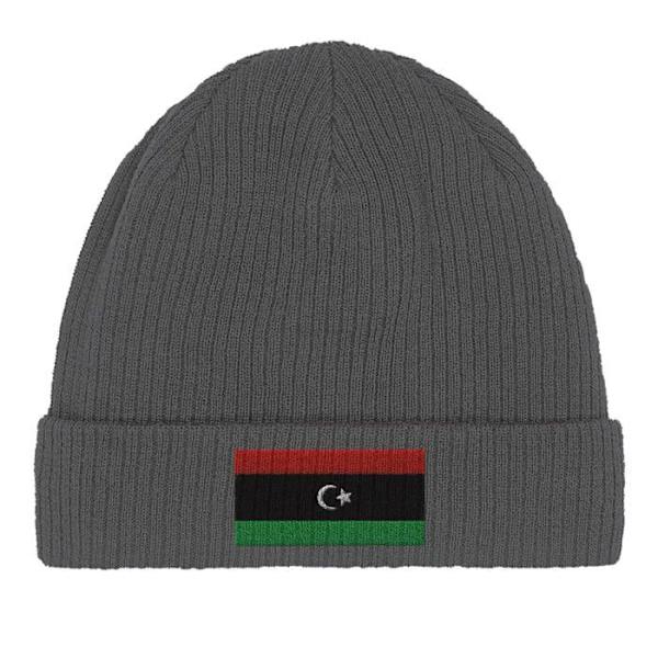 Libyan Flag Hood in Gray Grå