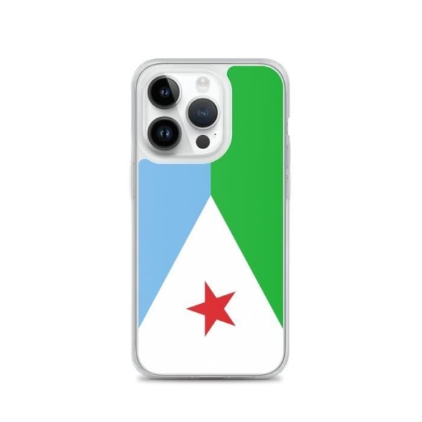 Djibouti flag iPhone 14 Pro cover