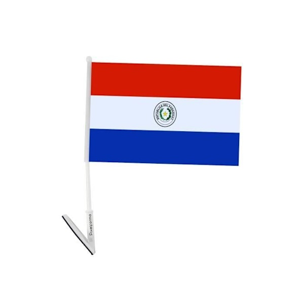 Paraguay självhäftande flagga 1 st 14x21cm