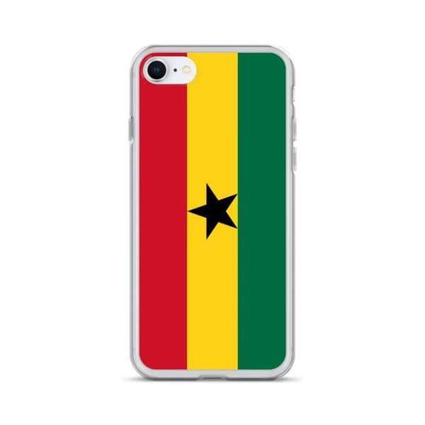 Coque - PIXELFORMA - iPhone 6S - Ghanas flag - Fuld beskyttelse - Flekse Ghanas flagga