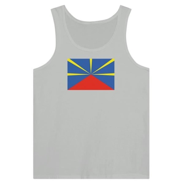 Reunion Flag Tank Top harmaa Grå S