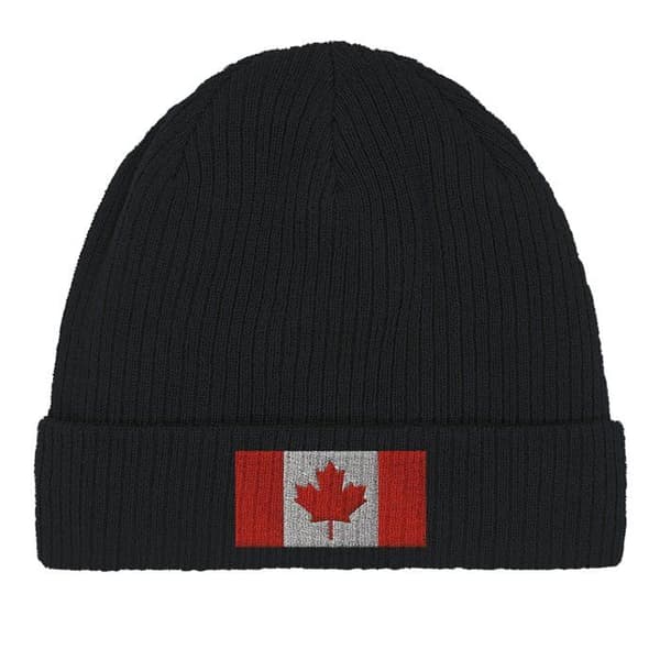 Canada Lippu Hattu Musta Svart