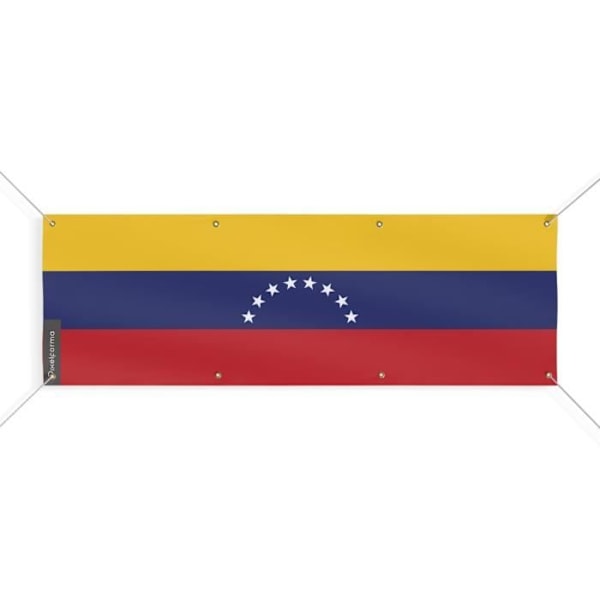 Venezuelas flagga banner 8 öljetter 70x210 cm