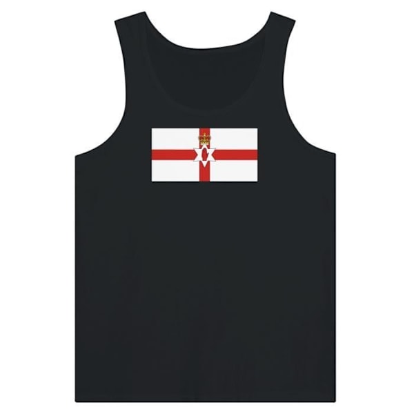 Northern Ireland Flag Tank Top i sort Svart XXL