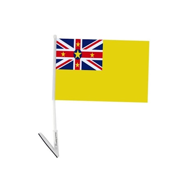 Niue selvklæbende flag 1 stk 14x21cm