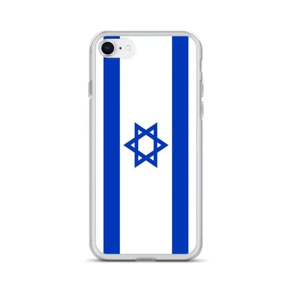 Israelin Lippu Puhelintasku - iPhone 8 Plus Flerfärgad