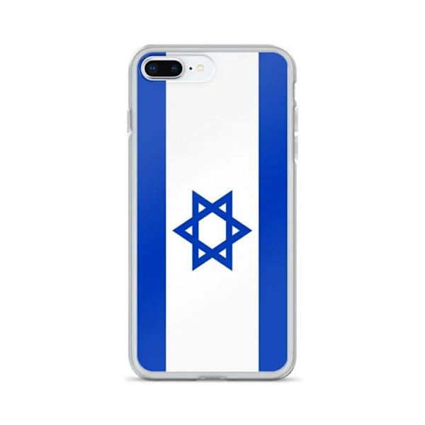 Mobilskydd Flagga Israel - iPhone 8 Plus Flerfärgad