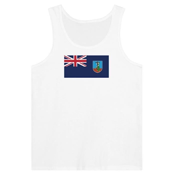 Montserrat Flag Tank Top i hvid Vit M