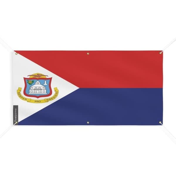 Saint-Martinin lippu 6 silmukkaa 40x80cm polyesteriä