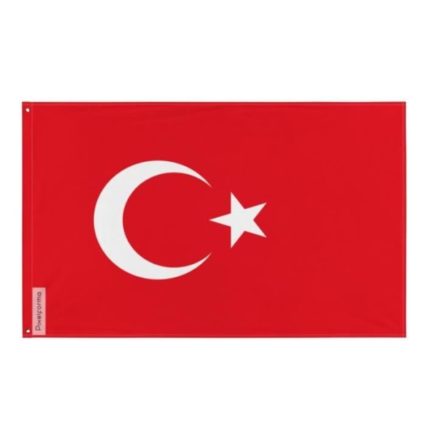 Turkiet flagga 90x150cm i polyester