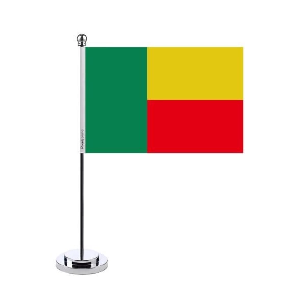 Benin kontorflag 14x21cm i polyester