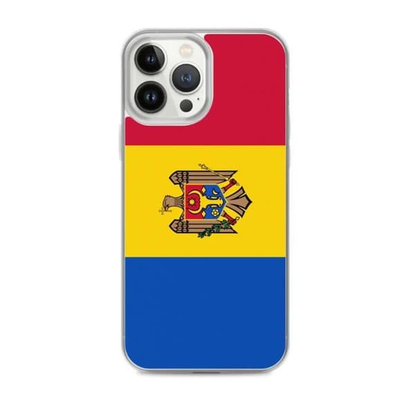 "Moldova Flag Telefon Case - iPhone 13 Pro Max" Flerfärgad