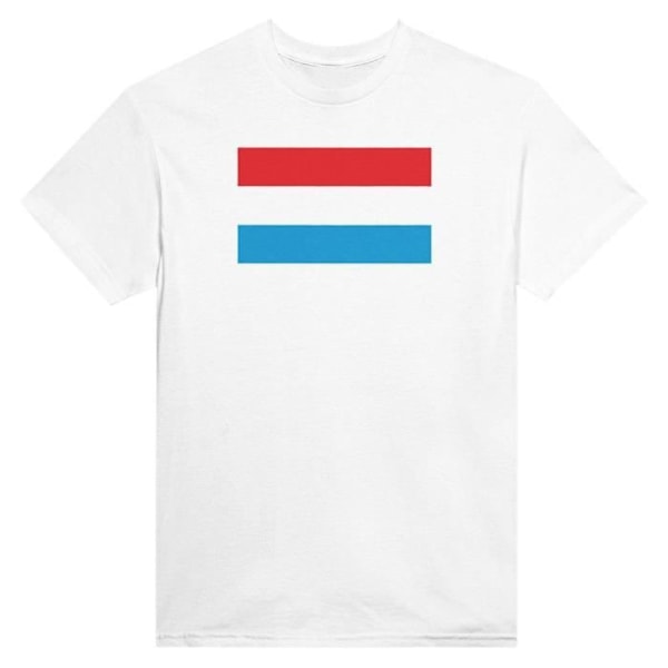 Luxembourg Flag T-shirt i hvid farve Vit M