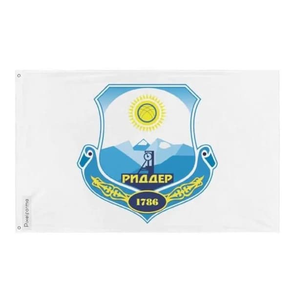 Flag - Ridder - 120 x 180 cm - Polyester - Tryk front/back - Metaløjer Flerfärgad