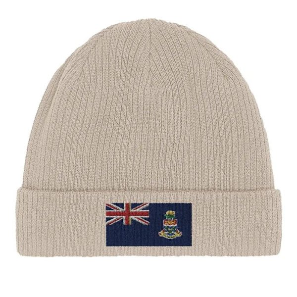 Bonnet Drapeau Caymanes Beige Beige