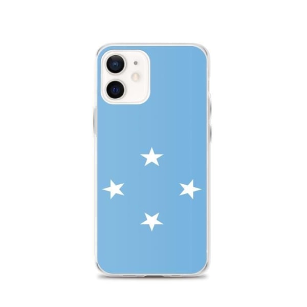 Flagga från Mikronesiens federala stater iPhone 12-fodral