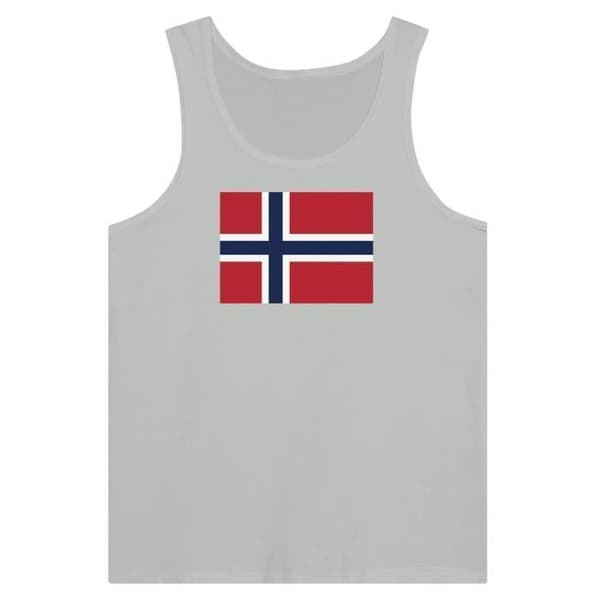 Norway Flag Tank Top i Grå Grå jag
