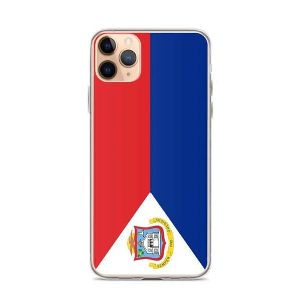 Coque Telefon Flag Saint-Martin - iPhone 11 Pro Max Flerfärgad