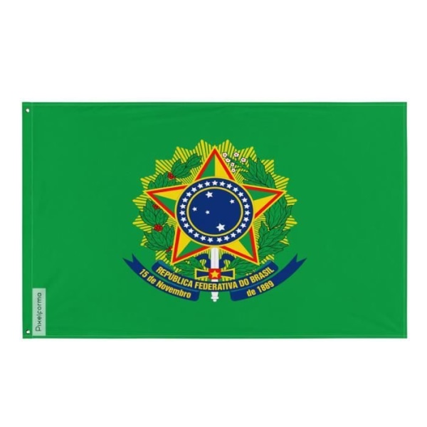 Brasilian presidentin lippu 120x180cm polyesteriä