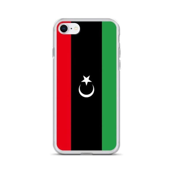 Coque til iPhone - Flag af Libyen - iPhone 8 - Blødt silikonemateriale - Tyndt og let design Libyens flagga