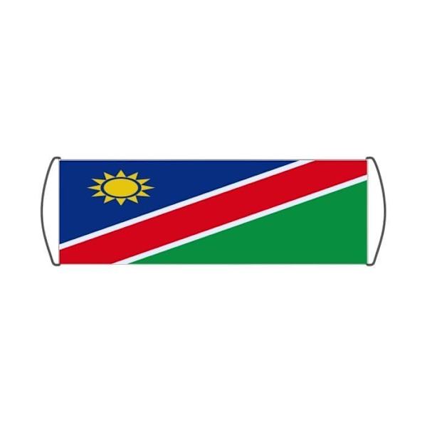 Rullebanner Tanzanias flag i 24x70 cm