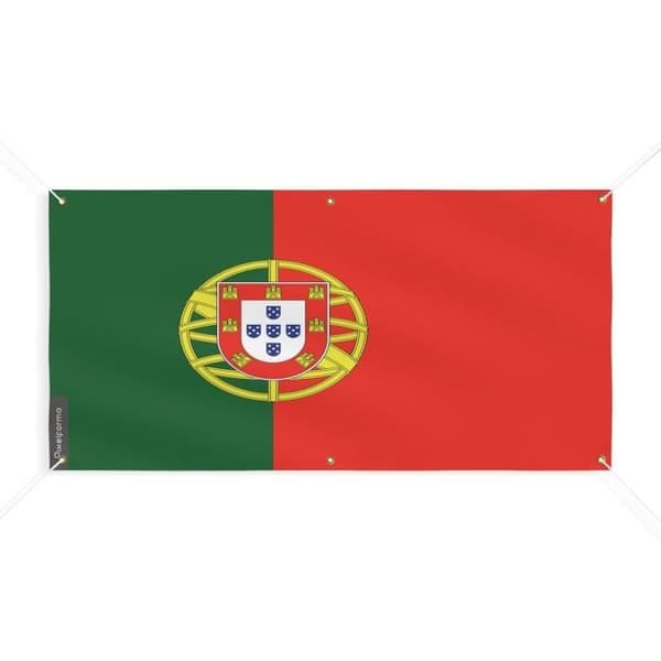 Portugalin lippu 6 silmukkaa 140x280cm polyesteriä