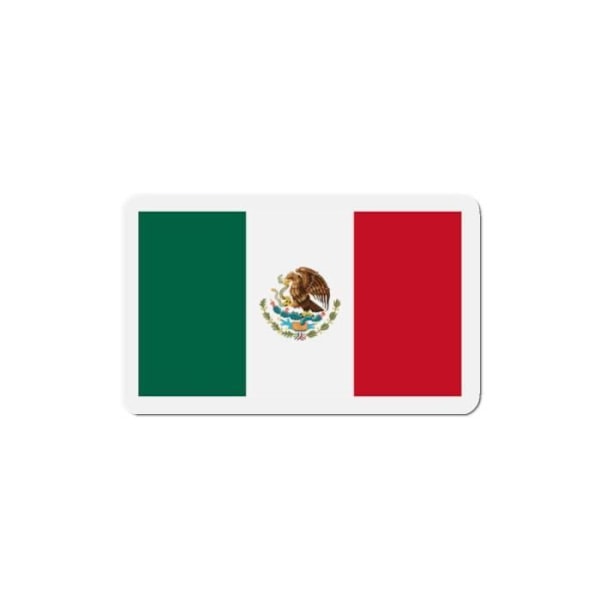 Mexico flagga rektangelmagnet 50 stycken i 9 cm