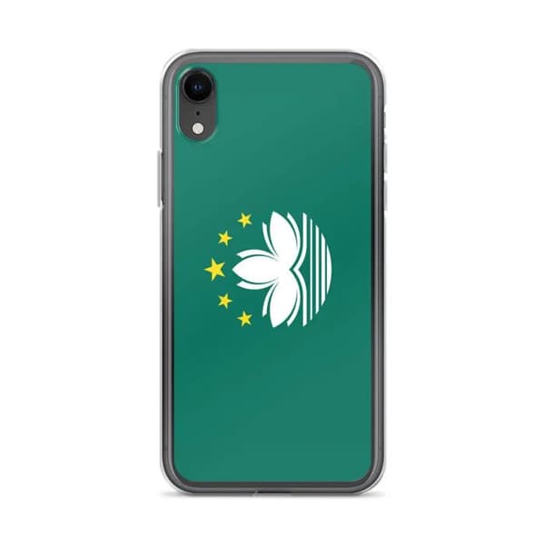 Mobilskal Flagga Macao - iPhone XR Flerfärgad