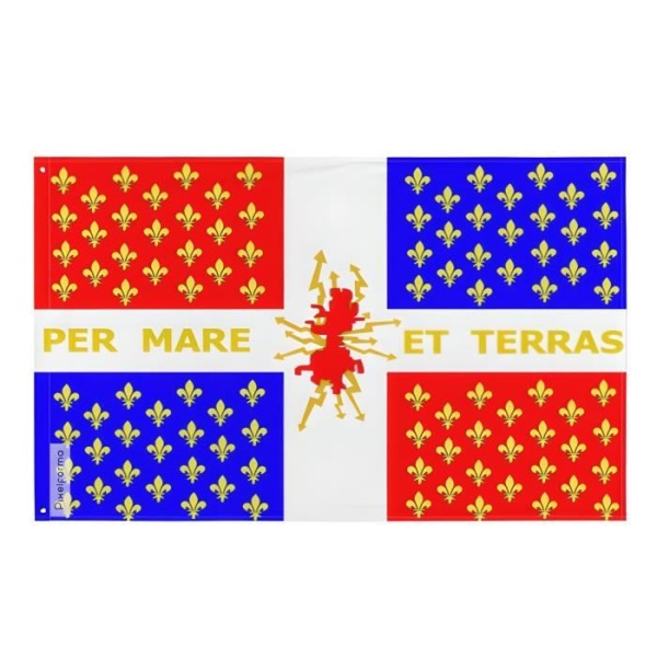 Flagga för Compagnies franches de la marine från 1690 till 1761 60x90cm polyester