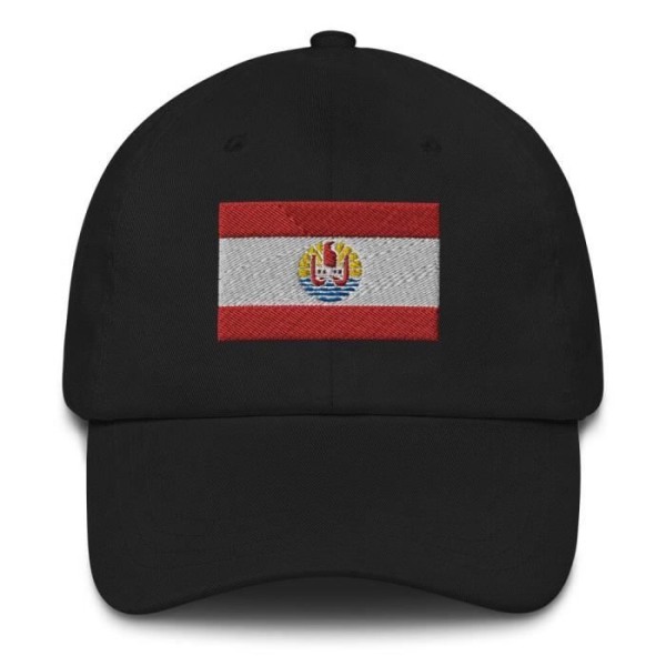 Fransk Polynesien Flag Cap Sort