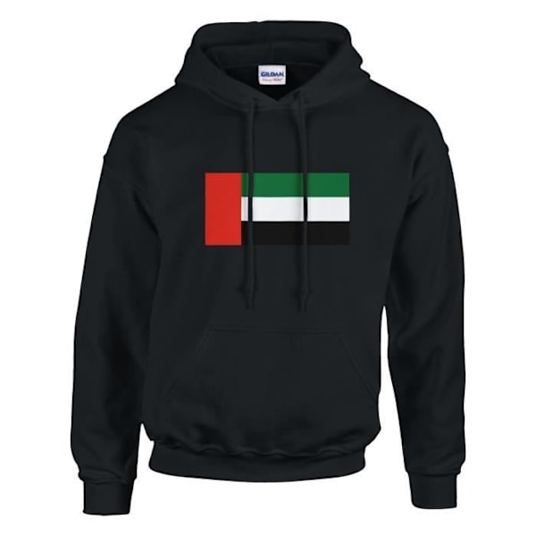 UAE Flag hættetrøje i sort Svart jag