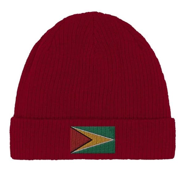 Hatt Flagg Guyana i Röd Röd