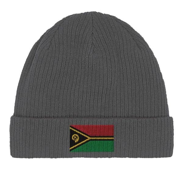 Huvudbonad Flagga Vanuatu i Grå Grå