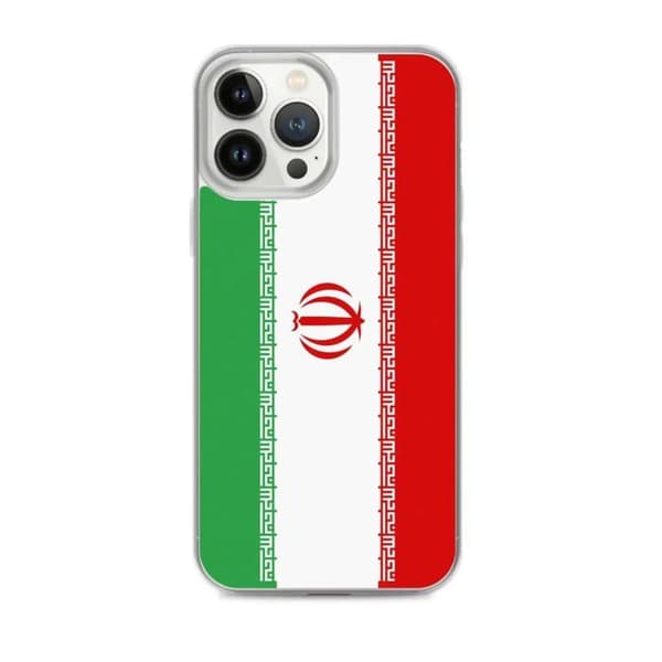 Mobilskal Iranflagga - iPhone 13 Pro Max Flerfärgad