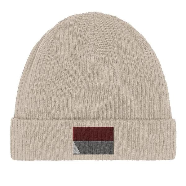 Beige Indonesian Flag Hat Beige