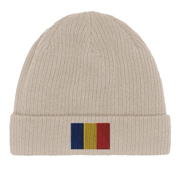 Beige Romanian Flag Hood Beige
