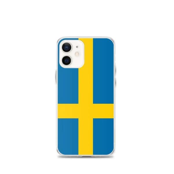 Mobilskal Flagga Sverige - iPhone 12 mini Flerfärgad
