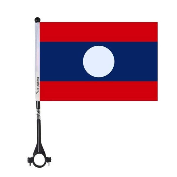 Laos cykelflag i polyester 5 stk 14x21cm